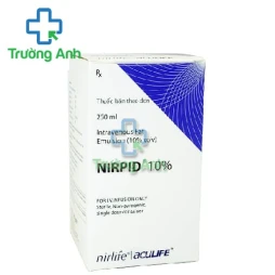 Nirpid 10% - Bổ sung năng lượng và các acid béo cho bệnh nhân