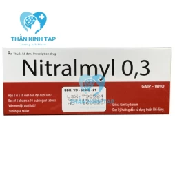 Nitralmyl 0,3 - Thuốc giúp cải thiện tuần hoàn máu