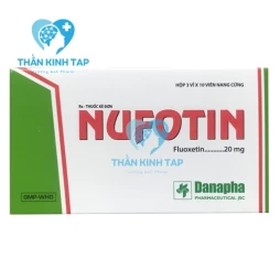 Nufotin 20mg Danapha - Thuốc điều trị trầm cảm, rối loạn lưỡng cực