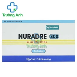 Nuradre 300mg BV Pharma - Thuốc điều trị đau thần kinh, bệnh động kinh