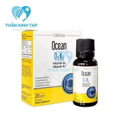 Ocean D3K2 - Giúp bổ sung Vitamin D3 và Vitamin K (K2)