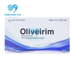 Oliveirim 10mg Davipharm - Thuốc điều trị chóng mặt, đau nửa đầu