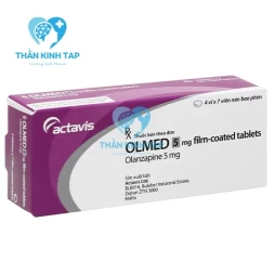 Olmed 5mg Actavis - Thuốc điều trị bệnh tâm thần phân liệt