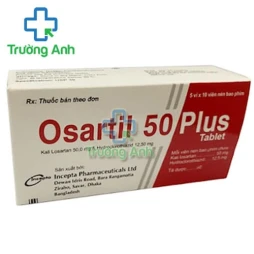 Osartil 50 Plus Tablet - Thuốc điều trị tăng huyết áp