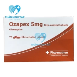 Ozapex 5mg Pharmathen - Thuốc điều trị rối loạn tâm thần