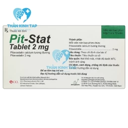 Pit-stat tablet 2mg - Thuốc điều trị tăng lipid máu