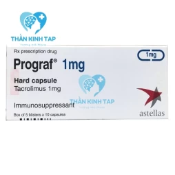 Prograf 1mg - Thuốc ngăn ngừa thải gép ở bệnh nhân gép tạng