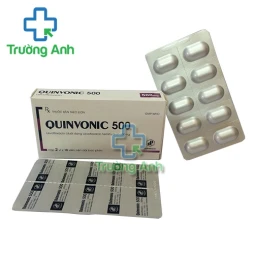 Quinvonic 500 - Thuốc điều trị nhiễm khuẩn của Pharbaco