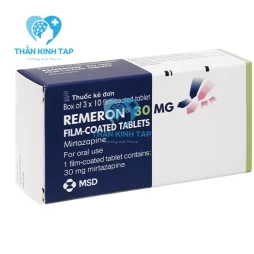 Remeron 30mg MSD (30 viên) - Thuốc điều trị bệnh trầm cảm