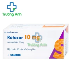 Rotacor 10mg - Thuốc điều trị tăng cholesterol máu hiệu quả