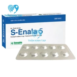 S-Enala 5 Danapha - Thuốc điều trị tăng huyết áp
