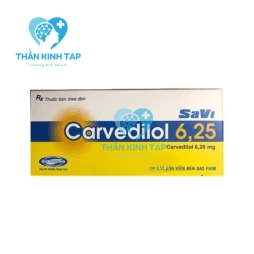 SaVi Carvedilol 6.25 - Carvedilol 6.25mg Savipharm