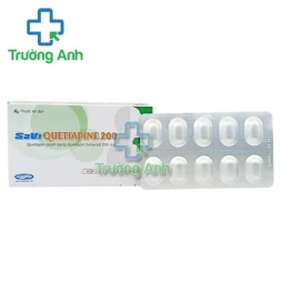 Savi Quetiapine 200mg - Thuốc điều trị tâm thần phân liệt, rối loạn lưỡng cực