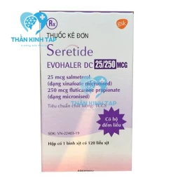 Seretide Evohaler DC 25/250mcg - Thuốc hít điều trị hen