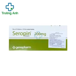 Seropin 200mg - Thuốc điều trị các hội chứng rối loạn tâm thần