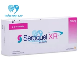 Seroquel XR 200mg AstraZeneca - Thuốc chống loạn thần hiệu quả