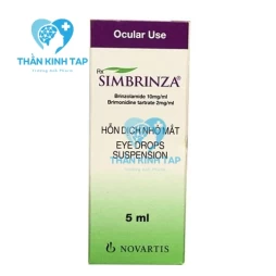 Simbrinza - Điều trị tăng áp lực nội nhãn, glaucoma góc mở