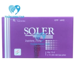 Soler 7,5mg - Thuốc điều trị mất ngủ thứ phát hiệu quả