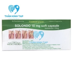 Solondo 10mg soft capsule - Điều trị mụn trứng cá nặng