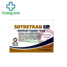 Sotretran 10mg - Thuốc điều trị mụn trứng cá nặng