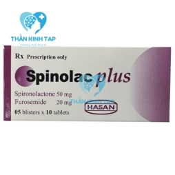 Spinolac Plus - Thuốc điều trị phù, tăng huyết áp hiệu quả