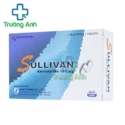 Sullivan 100mg Davipharm - Thuốc điều trị tâm thần phân liệt