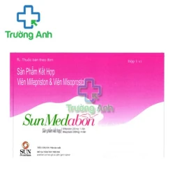 Sunmedabon - Thuốc phá thai với tuổi thai đến hết tuần thứ 22