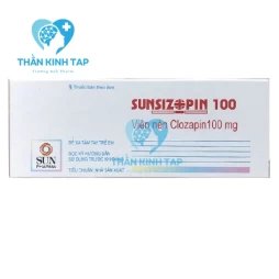 Sunsizopin 100mg Sun Pharma - Thuốc điều trị tâm thần phân liệt nặng