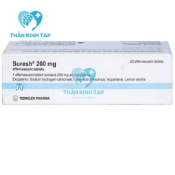 Suresh 200mg - Thuốc làm tiêu chất nhầy trong các bệnh hô hấp