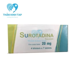 Surotadina 20mg - Thuốc điều trị tăng cholesterol máu