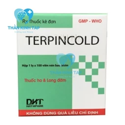 Terpincold lọ - Terpin 100mg + Codein 15mg Hataphar