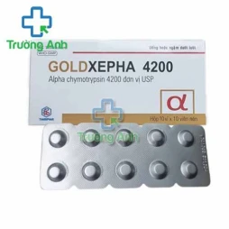 Goldxepha 4200 - Thuốc điều trị viêm sưng, phù nề hiệu quả