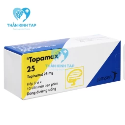 Topamax 25mg - Thuốc điều trị cơn đau nửa đầu tiền đình