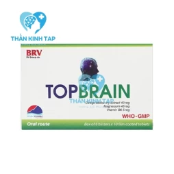 Topbrain 40mg BV Pharma - Thuốc hỗ trợ tăng tuần hoàn não