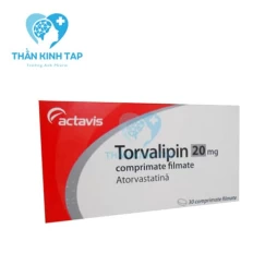 Torvalipin 20mg - Thuốc điều trị rối loạn lipid máu nguyên phát tuýp III