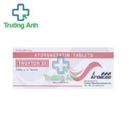 Troytor 20 - Thuốc điều trị bệnh tăng cholesterol máu