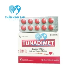 Tunadimet - Thuốc điều trị tai biến tim mạch của Khapharco