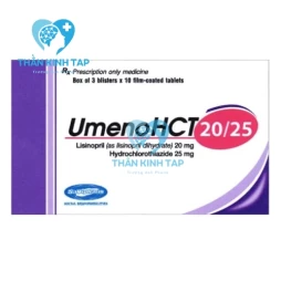 Umenohct 20/25 - Thuốc điều trị bệnh tăng huyết áp