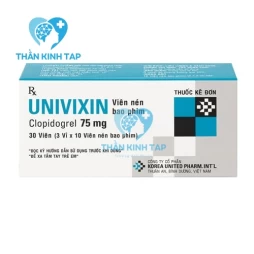 Univixin - Dự phòng rối loạn do nghẽn mạch huyết khối