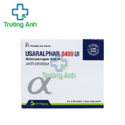 Usaralphar 8400 UI - Thuốc điều trị phù nề sau phẫu thuật