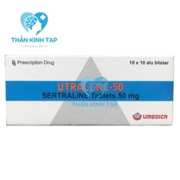 Utralene-50 Umedica - Thuốc điều trị các triệu chứng trầm cảm của Ấn Độ