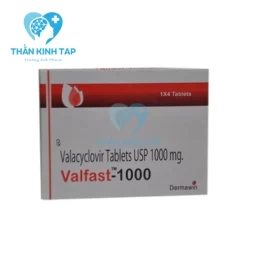 Valfast-1000 - Thuốc kháng sinh điều trị nhiễm trùng do virus Herpes