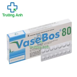 Vasebos 80 - Thuốc điều trị tăng huyết áp và suy tim