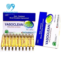 Vasoclean Sol 20mg Cho-A Pharm (20 ống x 10ml) - Thuốc điều trị rối loạn tuần hoàn động mạch ngoại vi