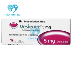 Vesicare 5mg - Thuốc điều trị tiểu nhiều lần và tiểu gấp