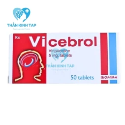 Vicebrol 5mg Biofarm - Thuốc điều trị đột quỵ, xơ vữa động mạch