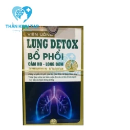 Viên uống Lung Detox Bổ phổi - Giúp giảm ho, long đờm an toàn