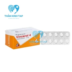 Vincerol 4mg - Dự phòng biến chứng huyết khối tắc mạch