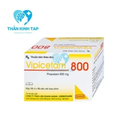 Vipicetam 800 - Thuốc điều trị chóng mặt, kém tập chung