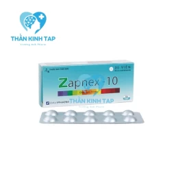 Zapnex 10mg Davipharm - Thuốc điều trị tâm thần phân liệt, rối loạn lưỡng cực